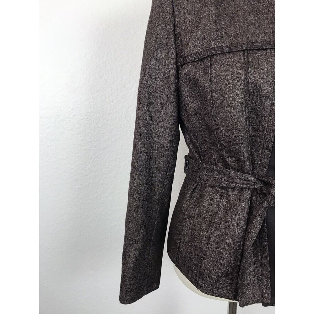 Albert Nipon Belted Single Breast Jacket Tweed - image 5